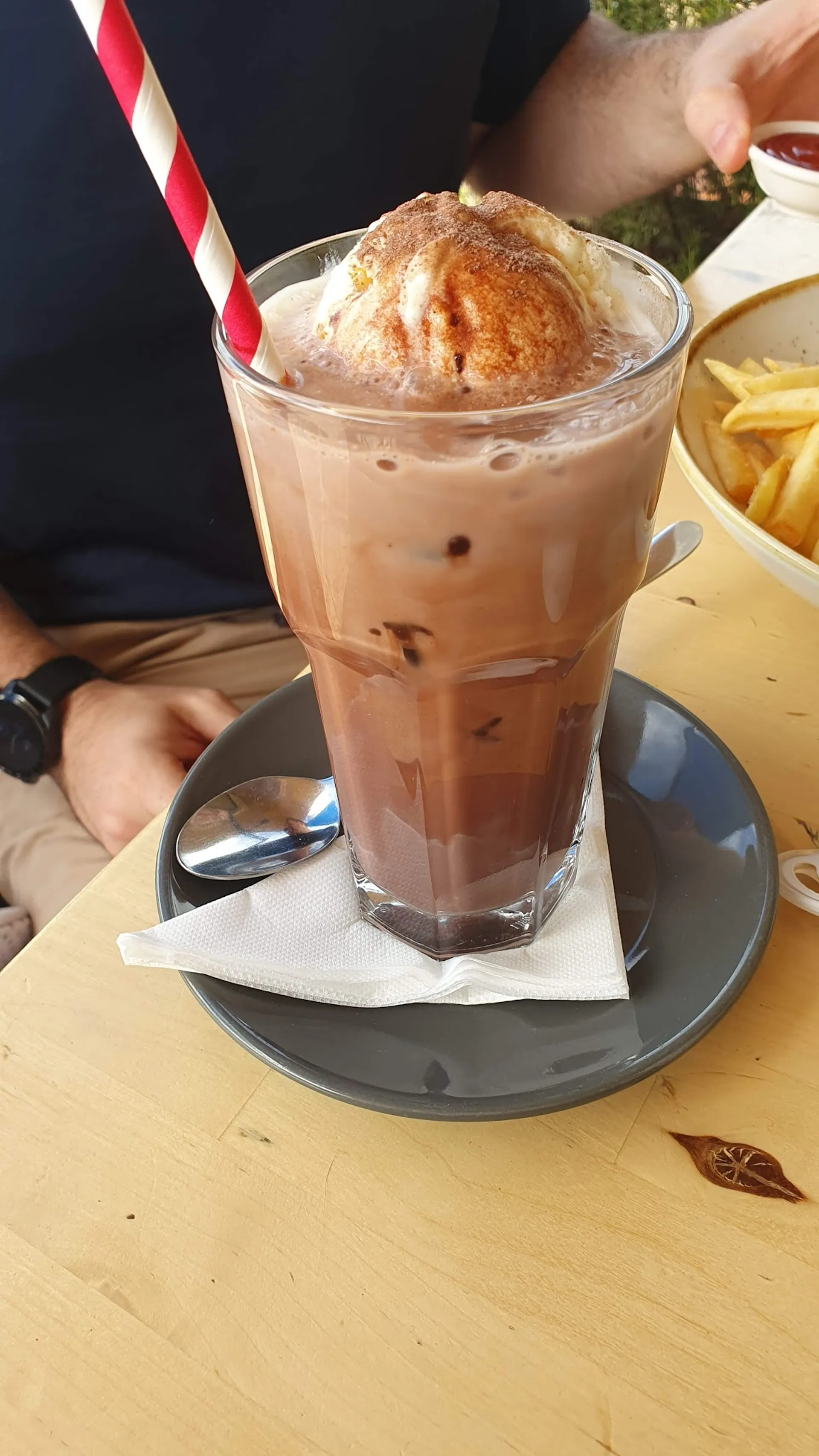 Specialty coffee at My Seaside Cafe in Rhyll